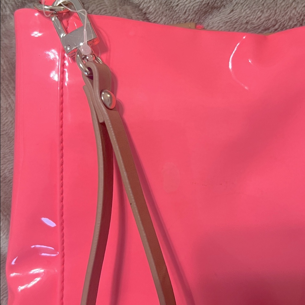 Banana Republic Pink and Tan Clutch - Picture 5 of 5